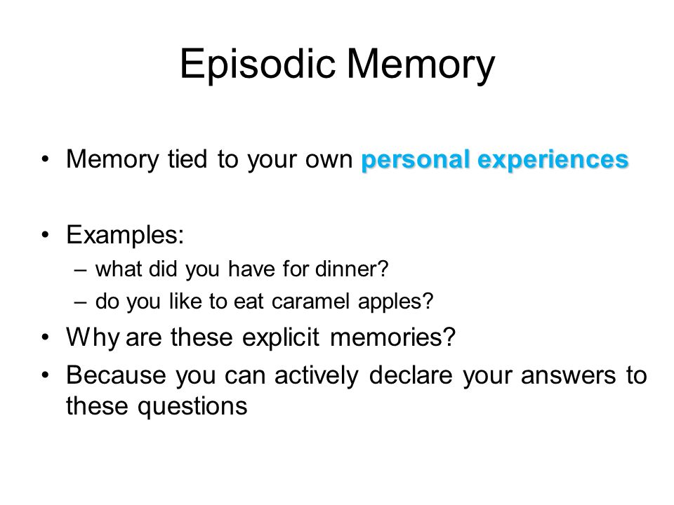 Semantic Memory: Definition & Examples